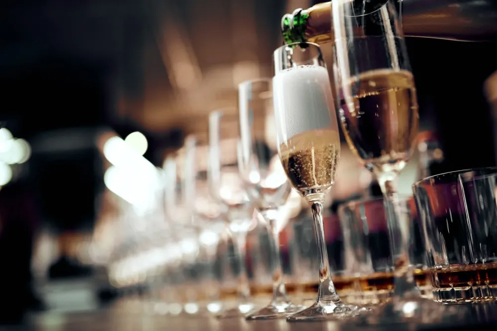 flutes de champagne