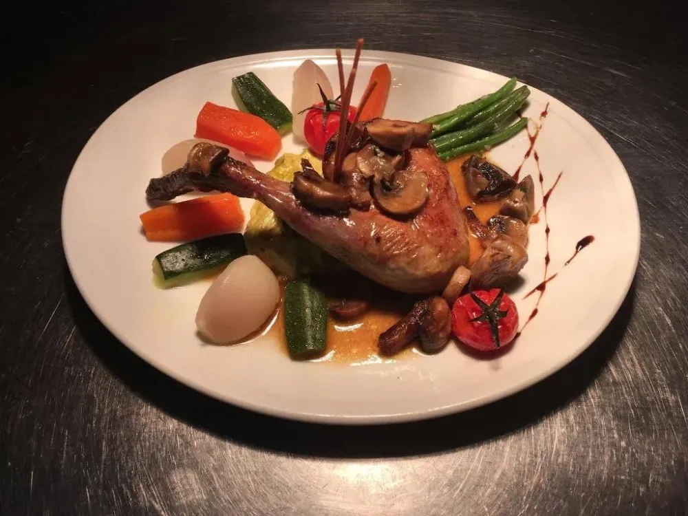 poulet et légumes